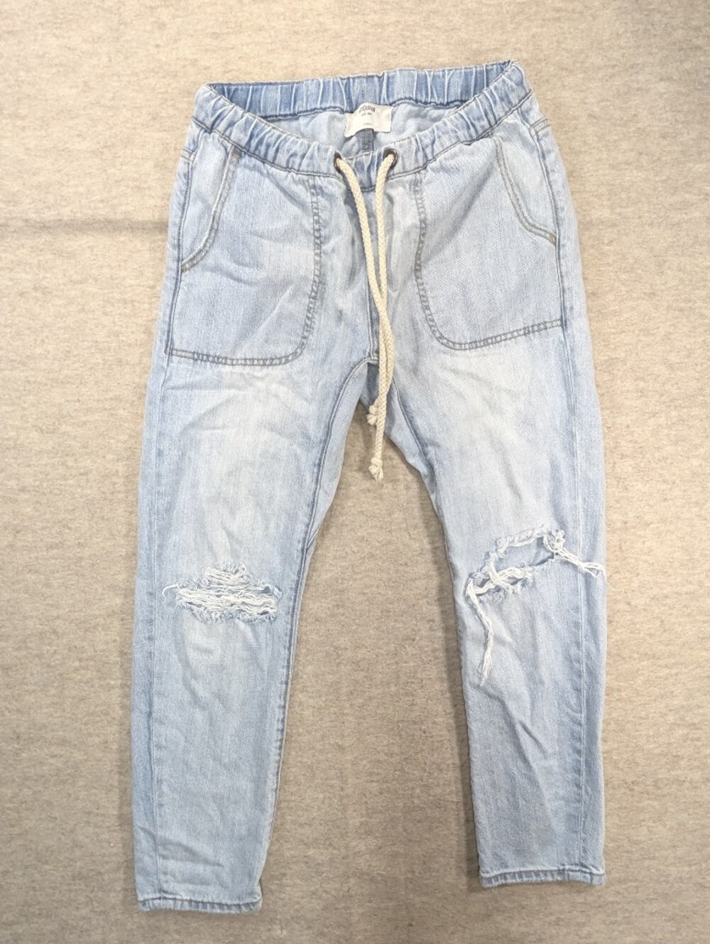 One Teaspoon Shabbies Drawstring Boyfriend Jeans Like New Women's XS